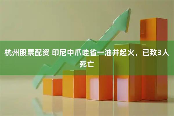 杭州股票配资 印尼中爪哇省一油井起火，已致3人死亡